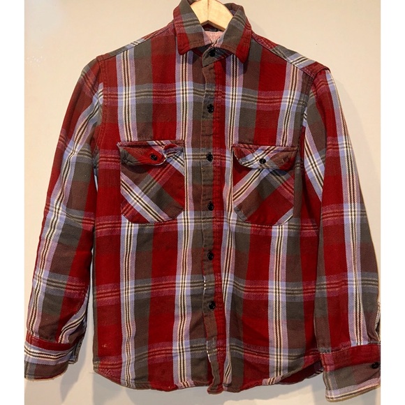 Frost-Proof Plaid Long-Sleeved Flannel Cotton Buttoned Down Boyfriend Style Top - Picture 7 of 16